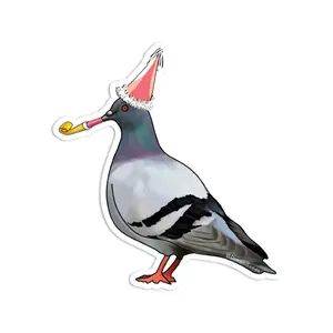 Party Pigeon Sticker Party Pigeon Sticker