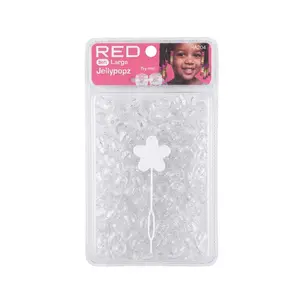 Red jelly beads ha204