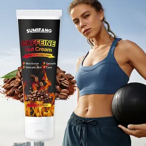 Caffeine Heat Sweat Cream, Body Firming Cream for Nourishing & Moisturizing Skin, Gentle and Safe Ingredients for Arms, Thighs, and Abdomen, Suitable for All Skin Types, 60g