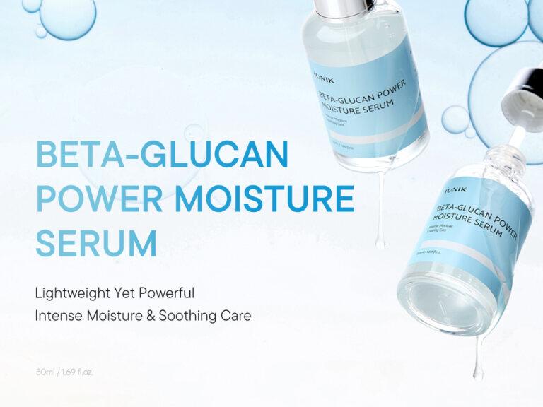 IUNIK Beta Glucan Power Deep Moisture Serum | 20% More Hydration & Skin Barrier Support for Dry & Sensitive Skin l Lightweight Gel Texture l 1.69 fl oz (50ml)