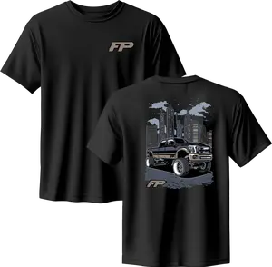 Fitzgerald Performance FP Lifted Ford Truck Shirt, Custom Diesel Pickup Graphic Tee, Performance Truck Fan Apparel, Gift for Ford Owners, Off Road Lovers, Dad, Husband