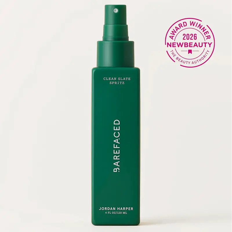 Barefaced Clean Slate Spritz, Hypochlorous Acid Face & Body Mist, Hydrating Facial & Makeup Setting Spray, Refreshes, Soothes & Balances Skin, Post-Workout Face Mist, 4 fl oz