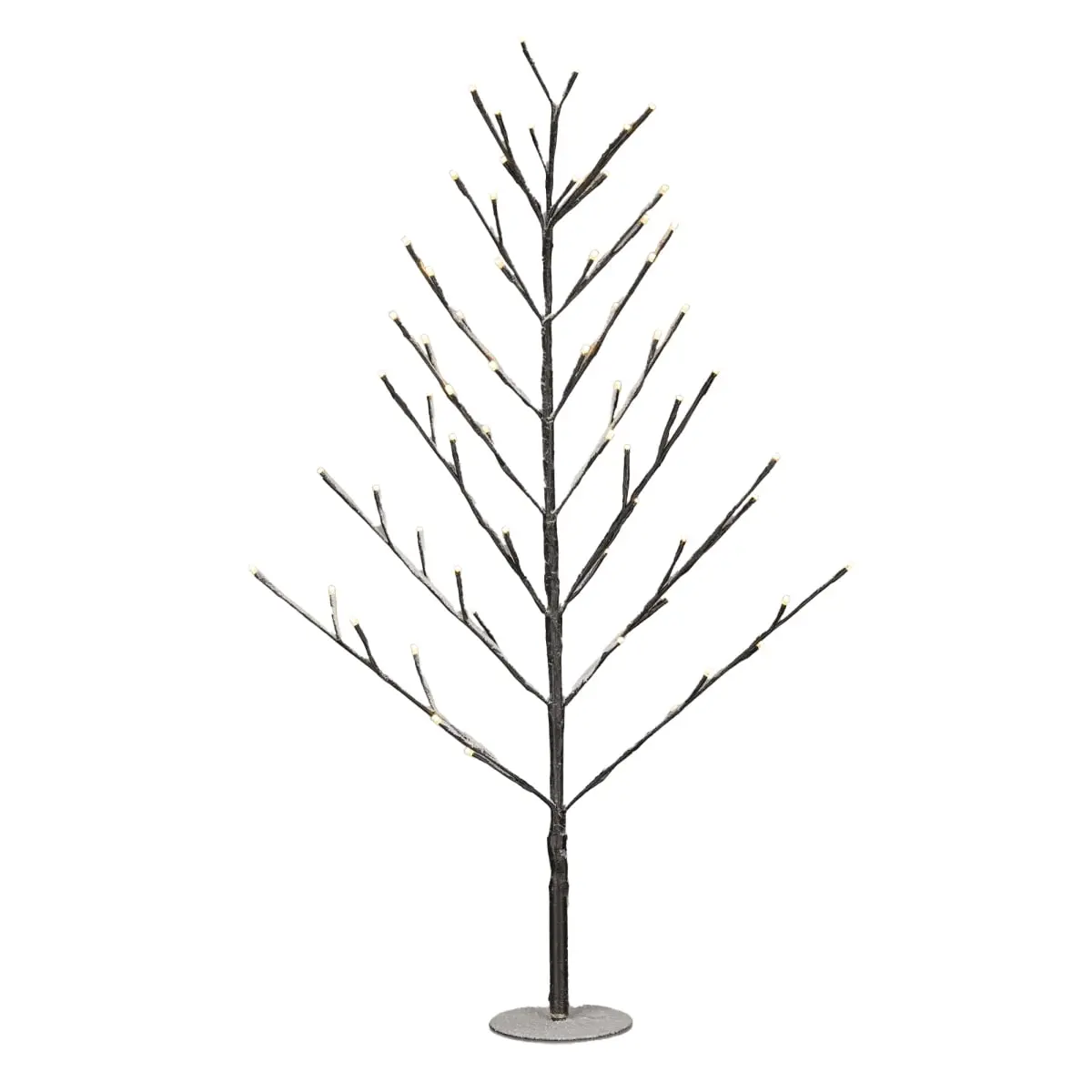 Melrose International 87673DS Metal LED Lighted Tree Decor - 34.75 in, Cool Grey Tone, LED Lighted Branch Accents, Floor Display for Memorable Displays