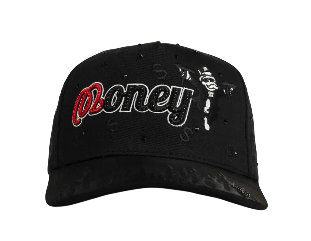 BIGG BOSS MONEY BLACK SNAPBACK HAT BBMONEY BLK