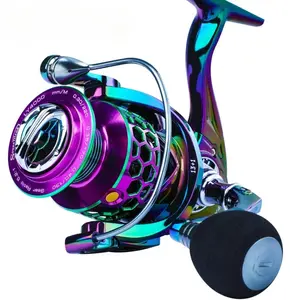 Fishing Reels 1000-4000 Size 13+1BB Spinning Fishing Reel  5.2:1 Gear Ratio Trolling Fishing Reel for Freshwater Saltwater Fsihing Gear
