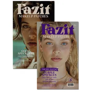 Gold + Purple Speckles Makeup Patches