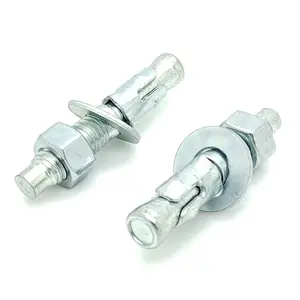 Eight (8) 3/8" x 2-1/4" Zinc Plated Wedge Anchor  | Heavy Duty (977)