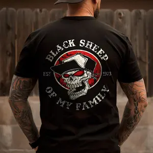 Black Sheep Of My Family Est 1973 Printed Men's T-shirt