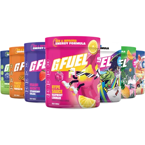 G FUEL Energy Formula 2.0 Powdered Drink Mix | 40 Servings Sport Energy Stamina Boost Caffeine Energy Boost