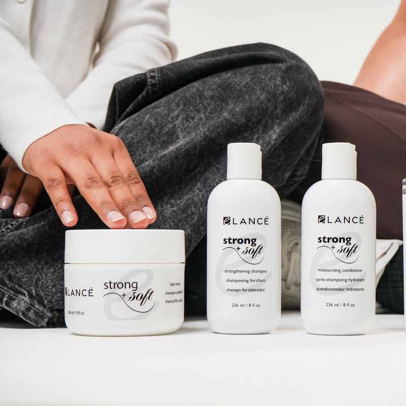 eLANCÉ Premium Strengthening Trio – Complete Nutrition and Softness Treatment with a Silky Effect, Natural Shine, and Hair That Looks Visibly Healthier from the First Use.