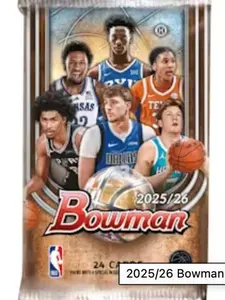 1 (ONE) Pack- 2025/26 Bowman Basketball Hobby Jumbo MUST BE OPENED LIVE