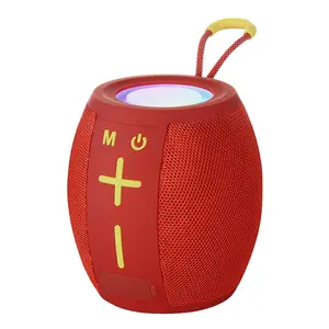 Mini Portable Speaker,Speaker with RGB light,Compact Size,Designed For Outdoor,Long battery life,6 Light Modes,Create a More Exciting Party Atmosphere,Easy To Connect,Compact And Portable,Suitable For Outdoor Hiking,Camping,Cycling,Beach Travel And More