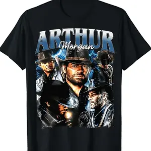 Arthur Morgan Inspired Tee, Unisex T-Shirt with Arthur Morgan, Gamers Gift, Graphic Tee, Casual Top
