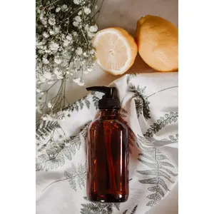 8 oz Glass Bottle - Amber