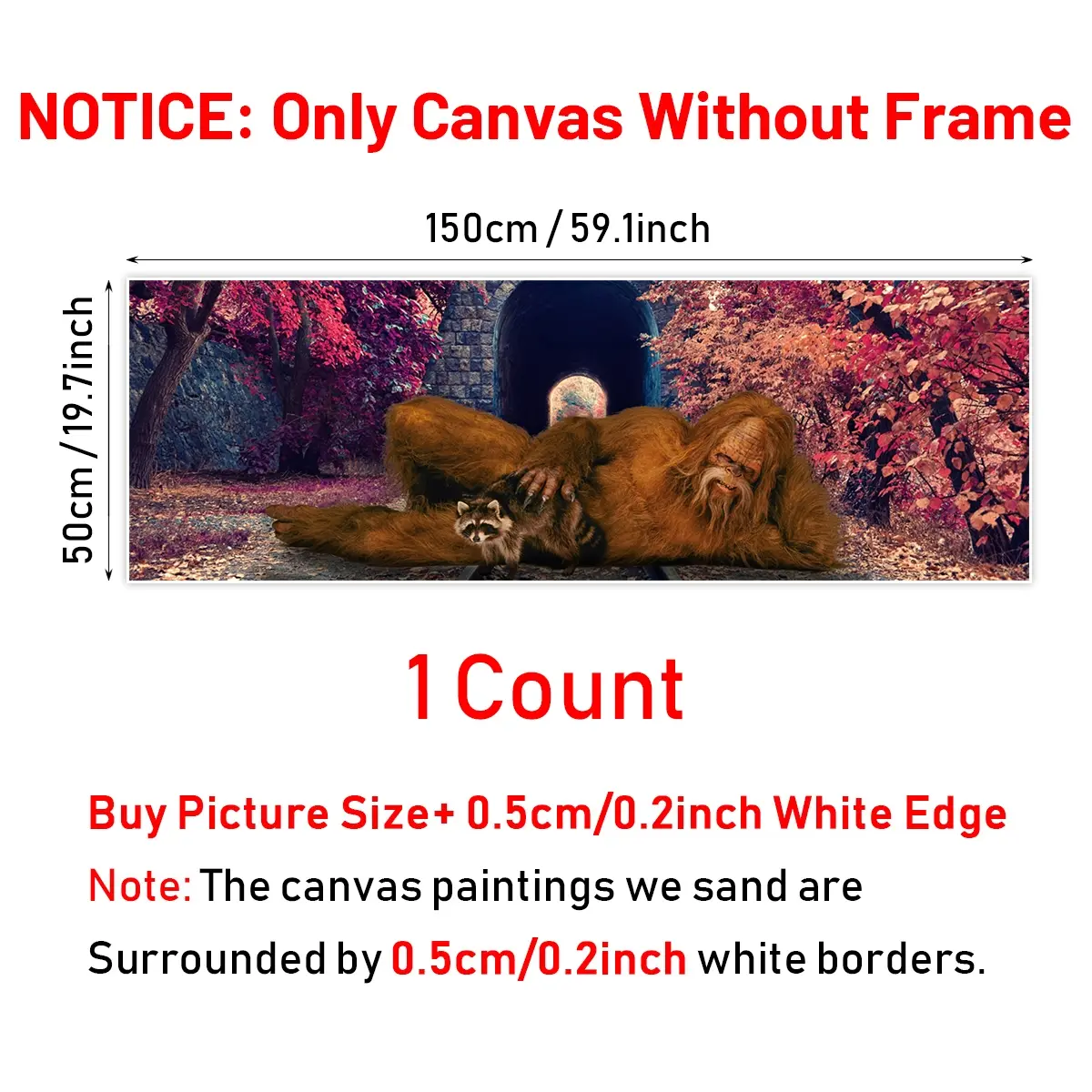 19.7x59.1in(Unframed)-M