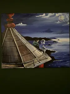 "Can I Keep You?" Original Acrylic Painting