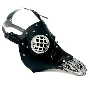 Steampunk Plague Doctor Costume Mask, Long Nose Masquerade Party Halloween Ball Masks