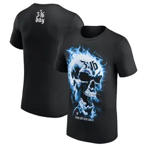 The "Stone Cold" Steve Austin 3:16 Day Blue Flame Skull T-Shirt, Graphic Tee Gift For All Streetwear, Sport T-shirt