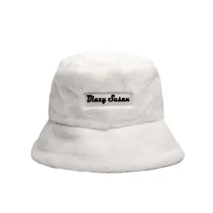 Blazy Susan Fuzzy Bucket Hat – Soft, Stylish & Vegan-Friendly | Available in Pink, Black & White