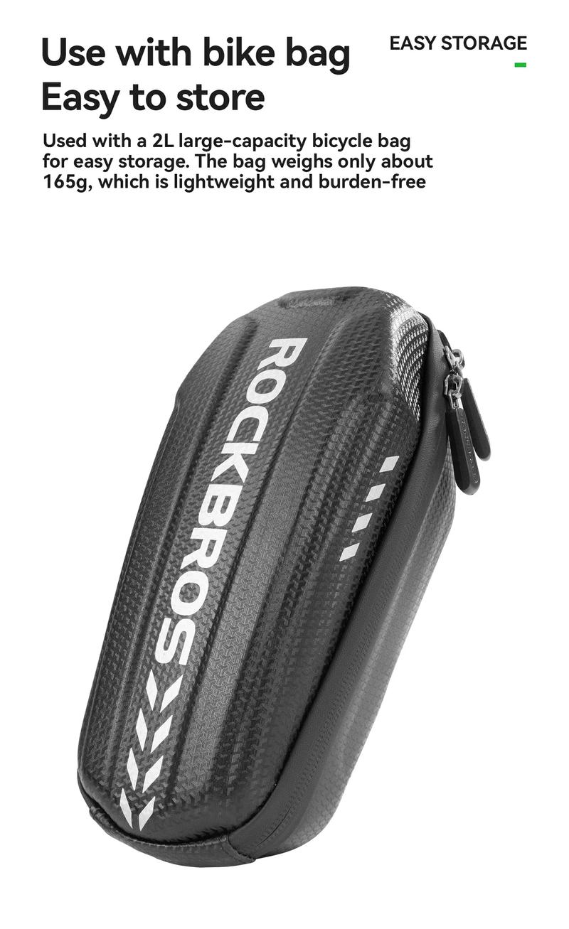 ROCKBROS Heavy Duty Bike Lock & Scooter Lock 23.4-Inch Anti-Theft Chain Lock with Key ABS Housing A3 Chrome-Plated Steel Chain for E-Bikes Durable Construction