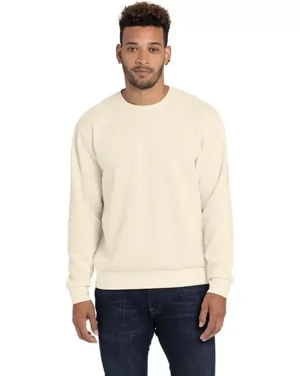 Next Level Apparel 9003NL Unisex Ribbed Cotton-Polyester Fabric Long Sleeve Plain Casual Menswear Santa Cruz Sweatshirt