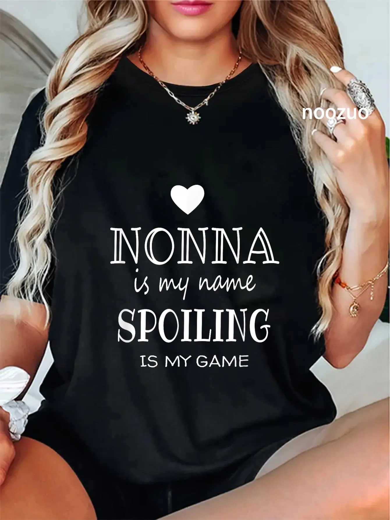 100% Cotton Nonna Is My Name Funny Nonna Shirt Gifts for Nonna Grandma T-Shirt