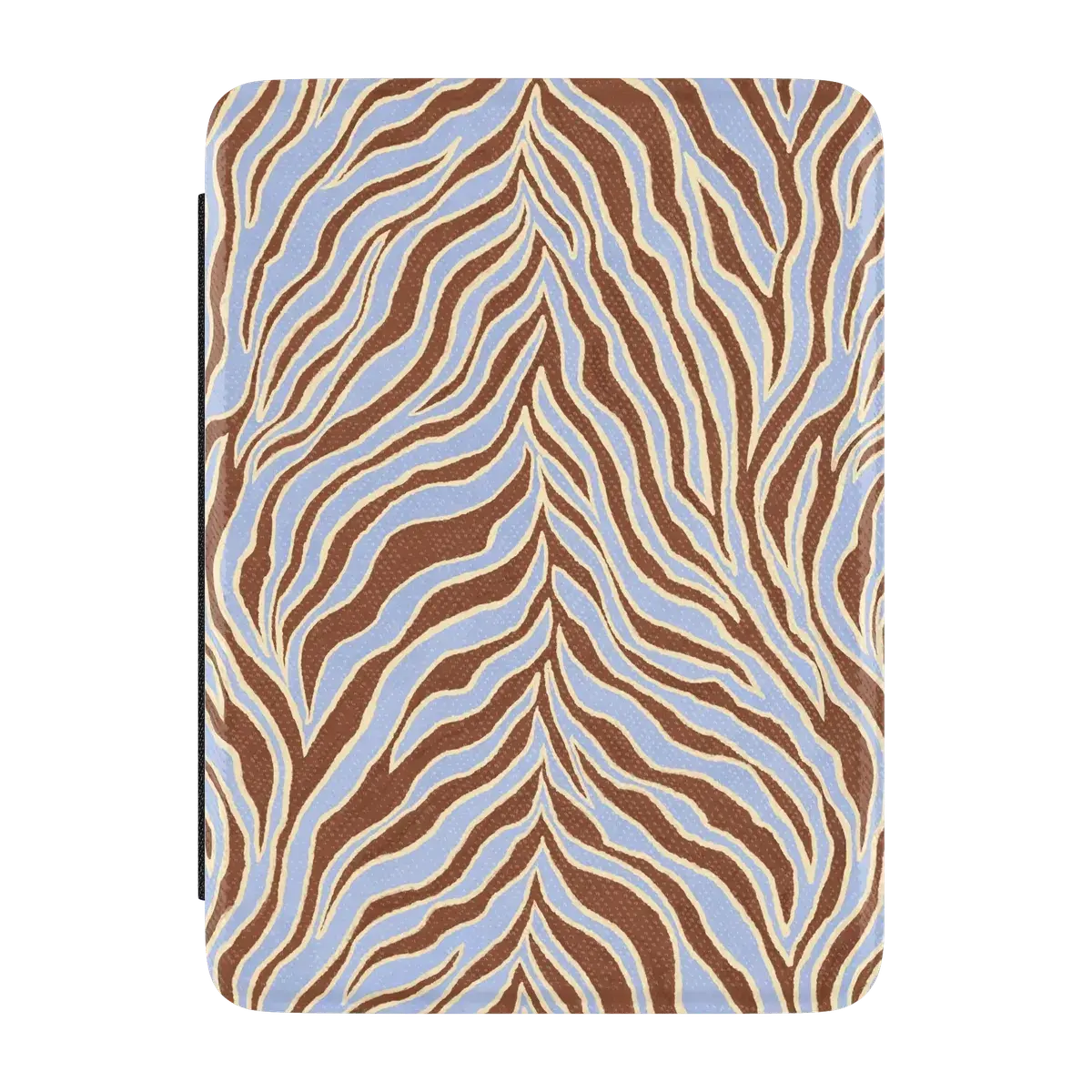 Untamed | Brown & Blue Zebra Kindle Case