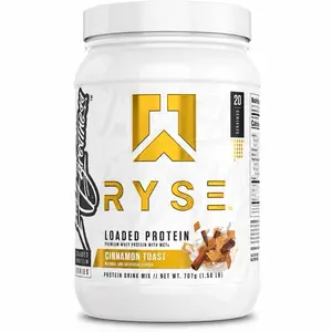 RYSE Loaded Texture Edible Protein Powder, Cinnamon Toast Flavor (20 Servings) – 25g Whey Isolate & Concentrate Nutrition Supplement