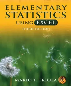 USED-Elementary Statistics Using Excel, 3rd Edition (Book & CD-ROM) by Mario F. Triola (Hardcover)