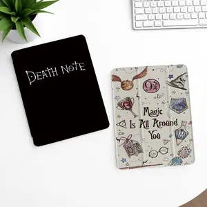 Black Laptop Tablet Case Fits for iPad Mini4/5/6/7, Air1/2/3/4/5/6/7, Gen5/6/7/8/9/10/11, Pro11"(2020-2025) & Pro Galaxy Tab S6 Lite/S10 lite, A9+, S7/S8/S9/S9FE/S10FE, S7+/S8+/S9+/S10 Auto Wake/Sleep & Durable Protection【AB014】