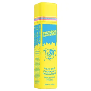 Dirty Dog Beauty Club - Disco Dog Pet Shampoo & Conditioner - Vet Formulated, Clean, Vegan - 300 ml (10 oz), Sage Breeze Scent