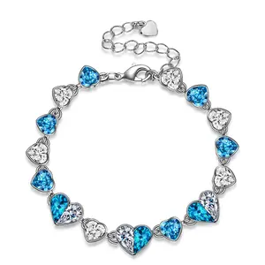 GONA Love in Iceland Crystal Bracelet for Her with Extension Chain Meaningful Gift for Women - Unique Accessory