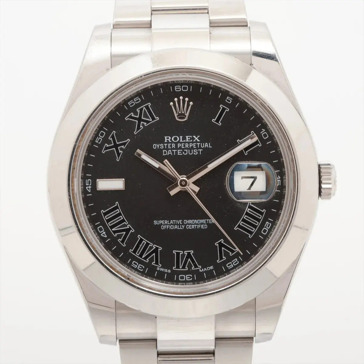 Rolex Gray Datejust 41mm 116300
