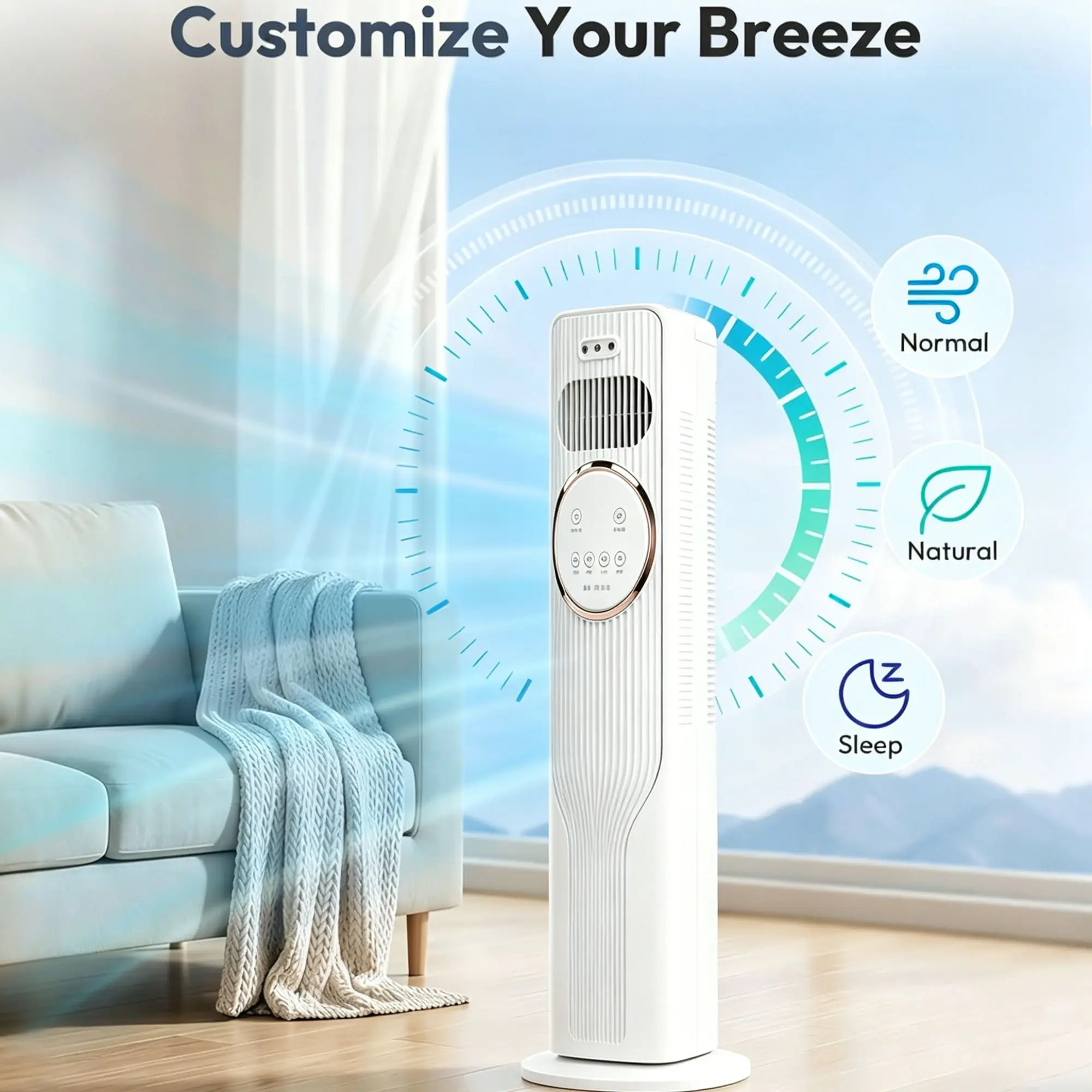 2026 Evaporative Ice Crystal Fan, 2-in-1 Cooling Heater with Mist Humidifier and 2 Free Ice Packs,speed,office,rechargeable,multipurpose,misting,ventilador,handheld,multifunctional,clip,edifi,personal,camping cooler