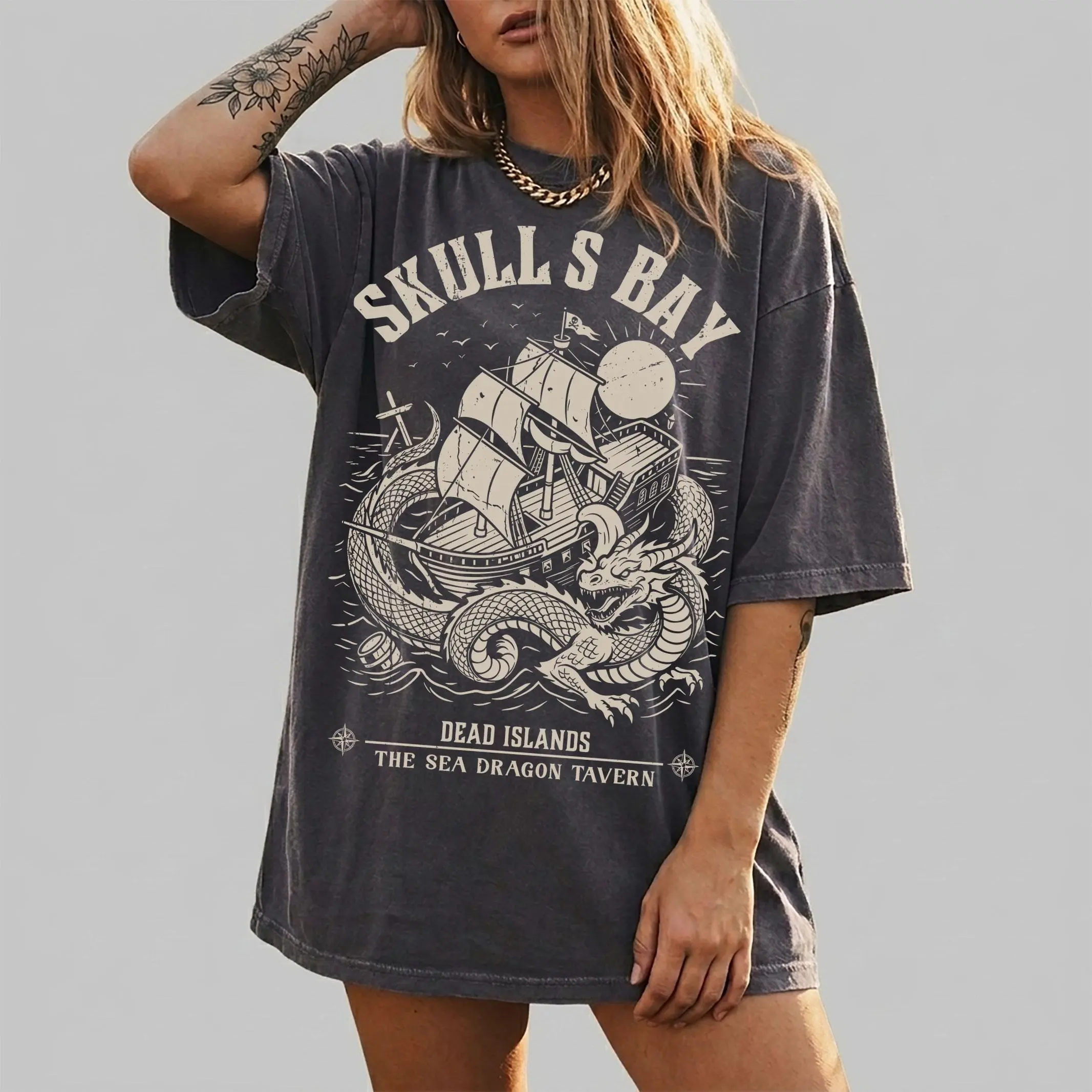 Skulls Bay Shirt, Throne of Glass Terrasen T-Shirt