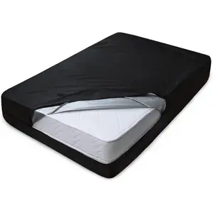 Mattress Bags for Moving and Storage  Size,  Mattress Protector Mattress Cover with Heavy Duty Handles,  Zipper,  Thick Moving Supplies & Moving Bags, Black