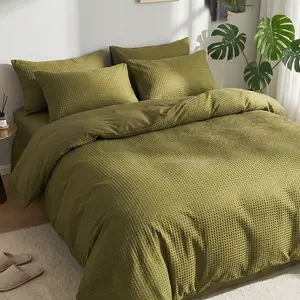 2/3pcs Duvet Cover Set, Bedding Set, Skin Friendly And Breathable, Soft Checkered Duvet Cover Set, Lightweight, with Zipper, Machine-Washable, Room Decor, Suitable For All Seasons, Bedding Set, 1pc Duvet Cover And 1/2 Pillowcases