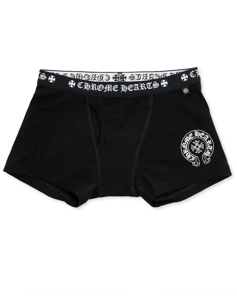 Chrome Hearts Boxer Brief Shorts Black/White (unisex) by StockX