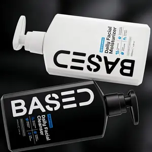 BASED Daily Skincare Duo | Purifying Face Wash + Restoring Moisturizer 6.8FL OZ | Built For All Skin Types | 100% Non-Toxic, Healthy Ingredients | Hormone Safe - ZERO Endocrine Disruptors 200ml