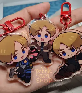 Leon Kennedy | Inspired by Resident Evil Double Sided Acrylic Keychains