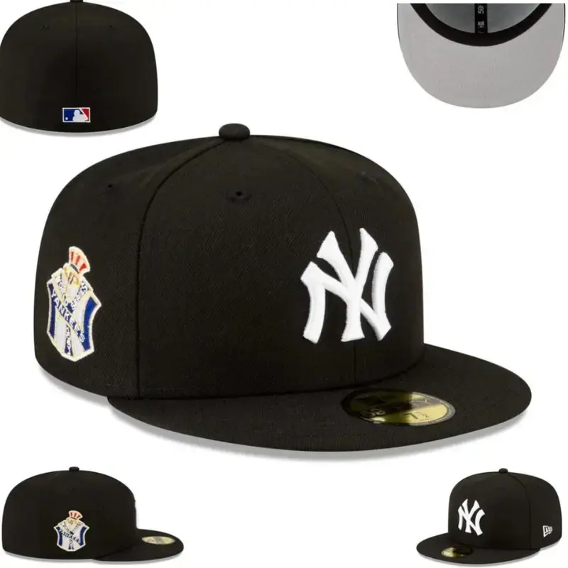 Men's New Era Black New York Yankees Identity 59FIFTY Fitted Hat Collector’s Limited Edition 2026 Urban Streetwear Gorra premium, moda urbana para hombres y mujeres, Full Size