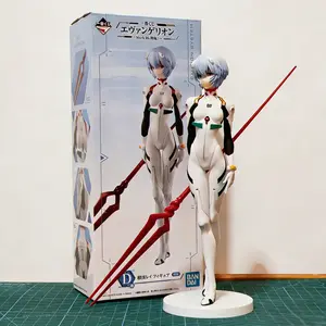 Genesis Evangelion Anime Figure EVA Ayanami Rei Two-Dimensional Model Chassis Desktop Ornament Fashion Accessory Sets Gift Doll Toys Fashion Accessories