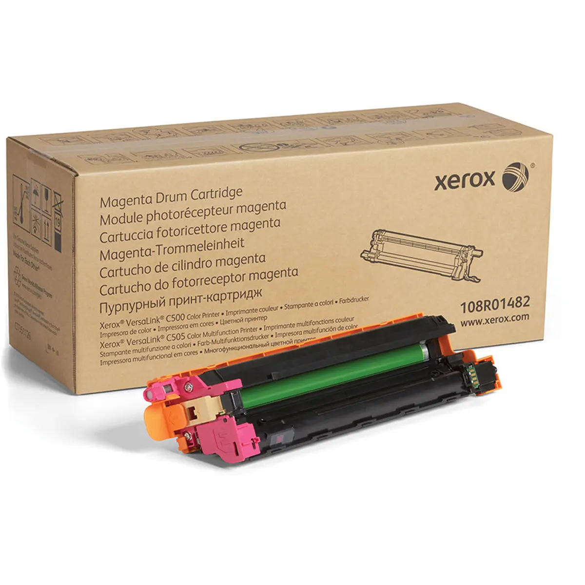 Xerox Magenta Laser Drum Cartridge for VersaLink C500/C505 Printer, 40000 Pages Yield