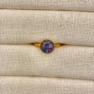 Glow-in-the-Dark Customizable Pet Cremation Ashes Ring