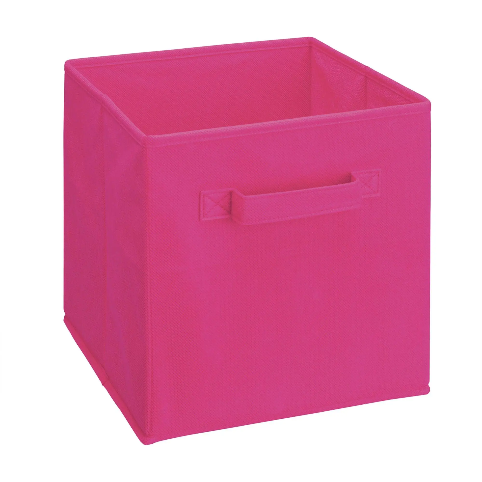 ClosetMaid Cubeicals Fabric Drawer, Open Storage Organizing Bin, Bright Pink ClosetMaid Cubeicals Fabric Drawer, Open Storage Organizing Bin, Bright Pink
