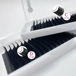 One Second Bloom DIY Self-Grafting Eyelashes 0.07 C/D 8-15mm Beauty Eyelash Curly False Eyelashes Natural Non-Shed Roots Lift Options perfect gift idea eye makeup product los  angeles  lashes veye slash extensions wet  set