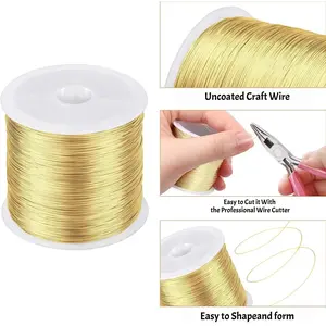 Multicolor Jewelry Making Line Set, 26 Gauge Craft Line, 164.04 Feet Per Roll, Beading Wire for Carving, Jewelry Making, Decoration