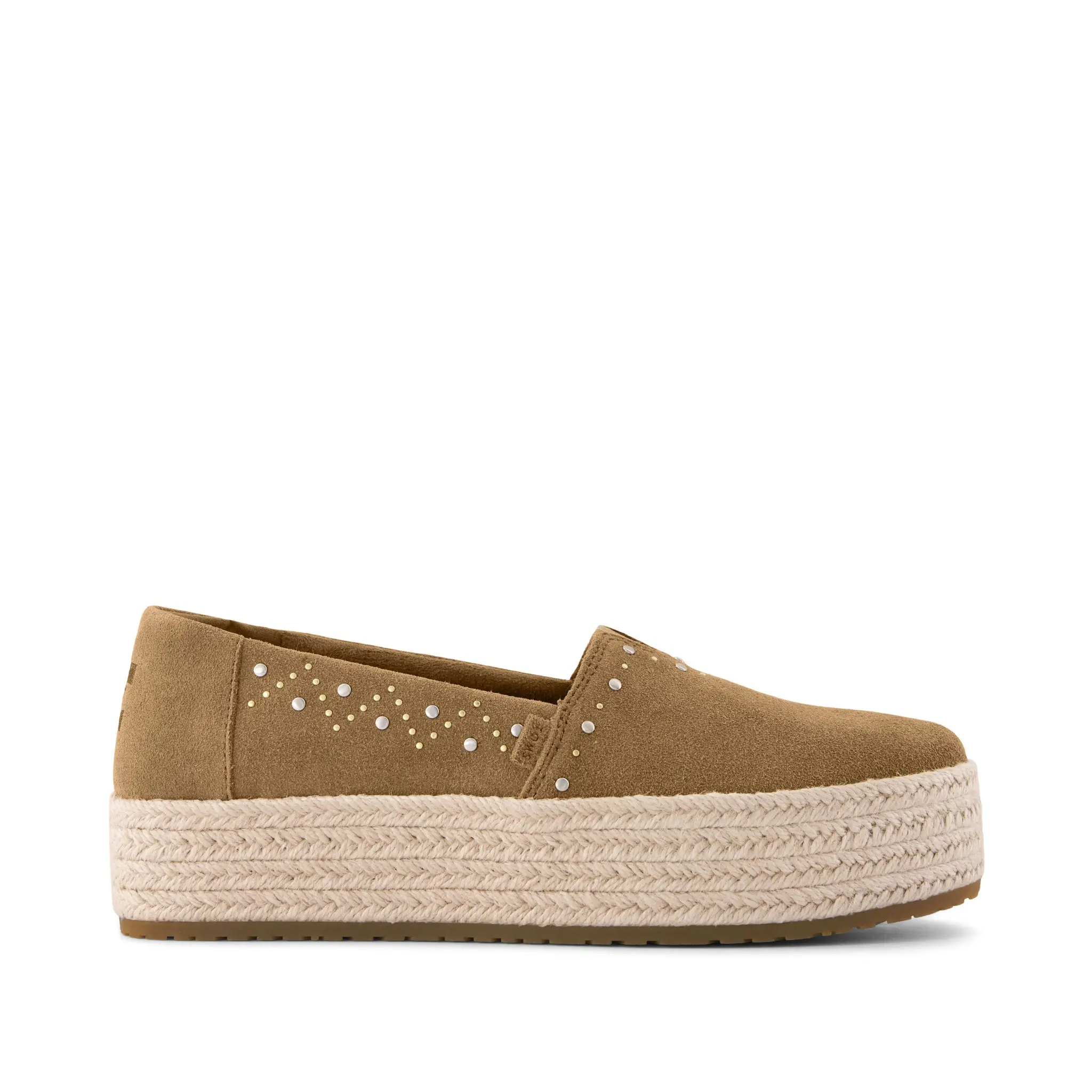Womens Valencia Platform Espadrille Toffee Suede Womens Valencia Platform Espadrille Toffee Suede