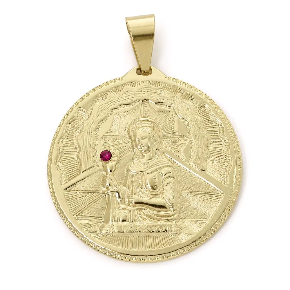 medalla lamimada en 14k santa barbara medalla lamimada en 14k santa barbara