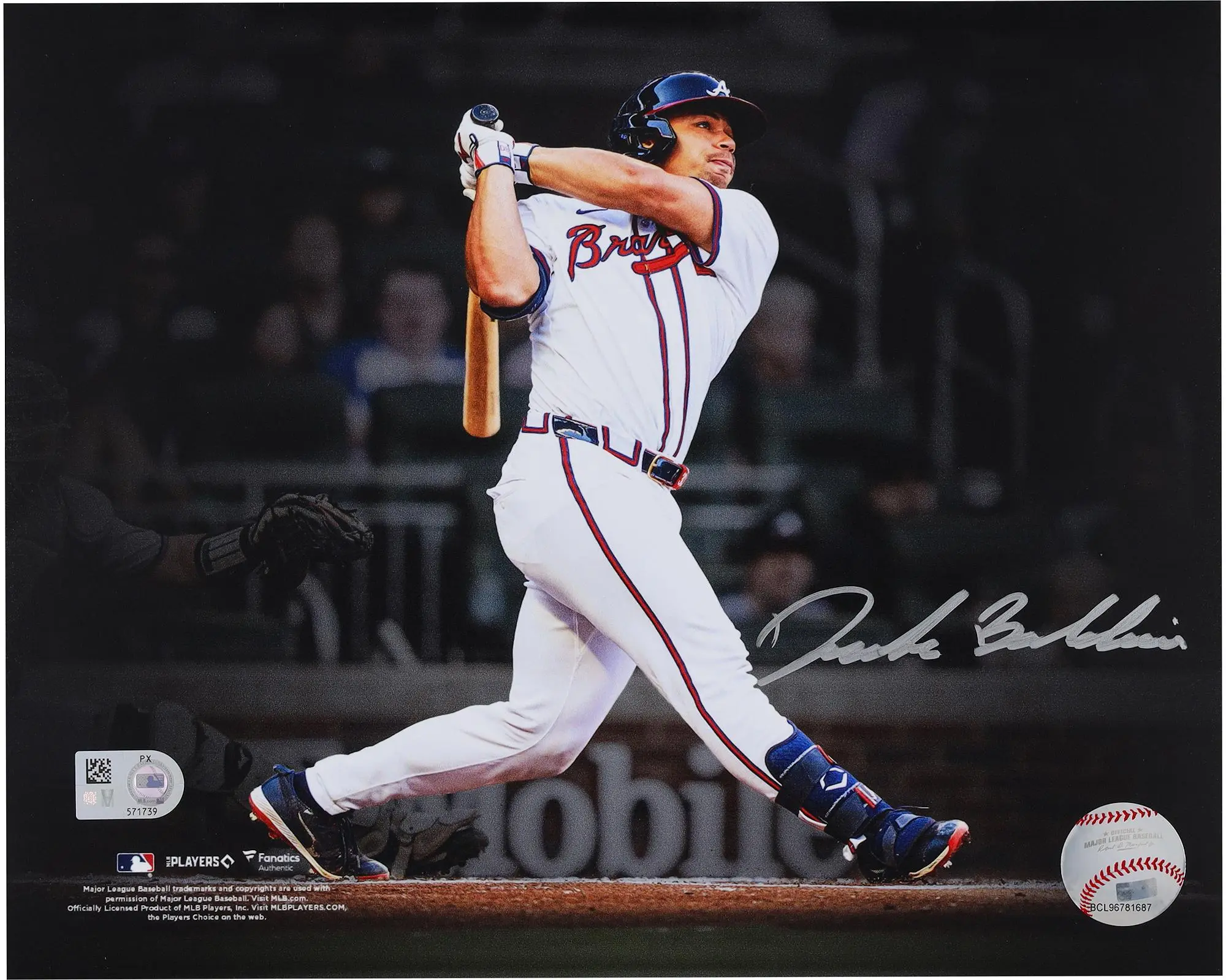 Drake Baldwin Atlanta Braves Autographed 8" x 10" Home Run Spotlight Photograph - Fanatics Authentic Certified